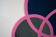 Miroir mural Pop Olimpia modèle par Studio Superego, Italie