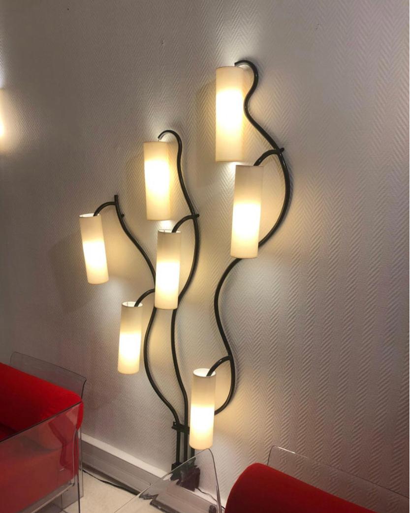 Luminous Wall with 7-Lights Arms For Sale 3