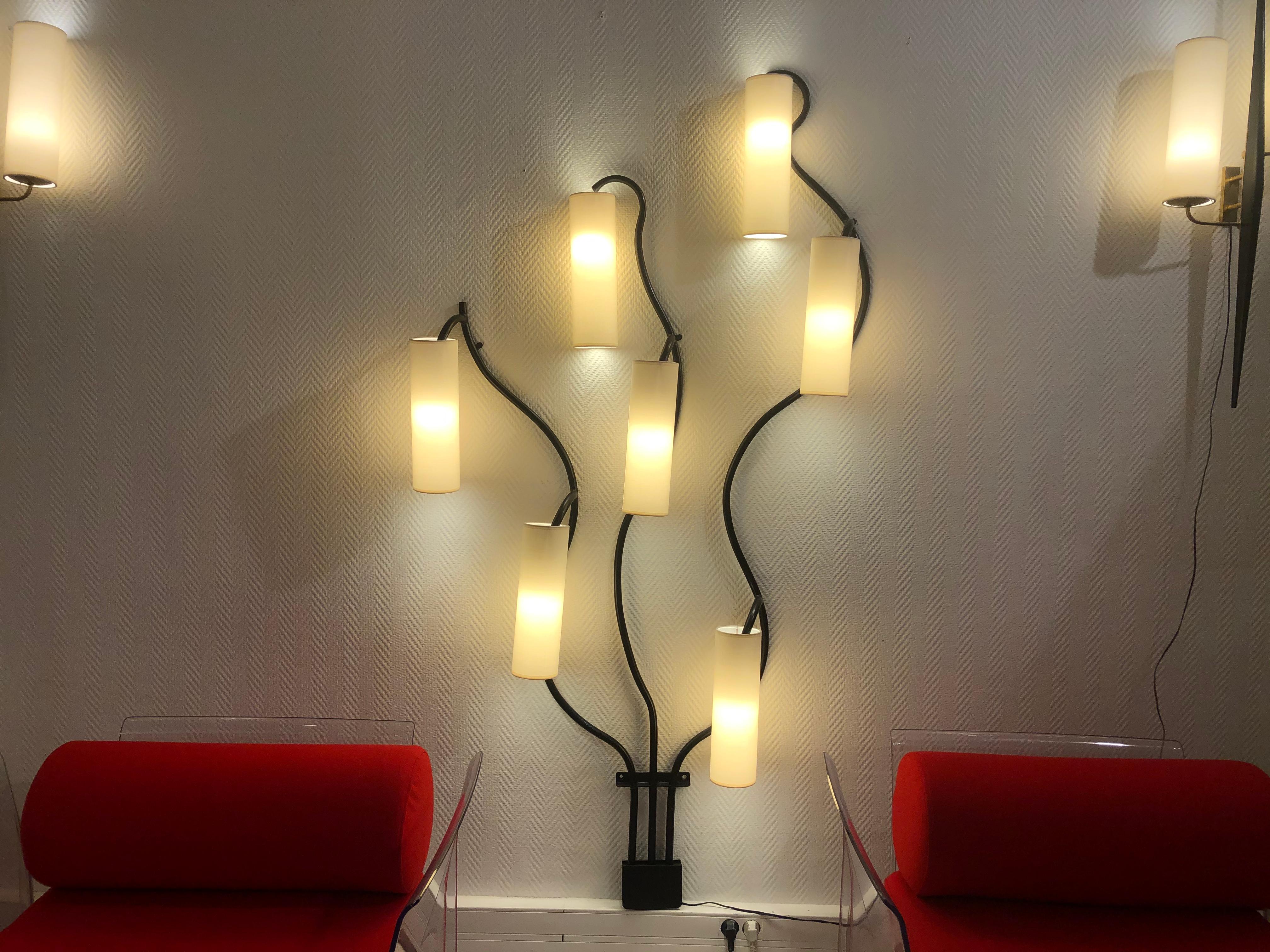 Luminous Wall with 7-Lights Arms For Sale 4