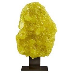 Soufre jaune lumineux