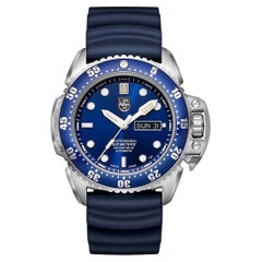 Used Luminox Deep Dive 1520 Series Steel Blue Dial Automatic Mens Watch XS.1523