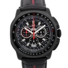 Luminox F22 Raptor 44mm Cronografo Titanio Quadrante Nero Quarzo Orologio Uomo XA.9278