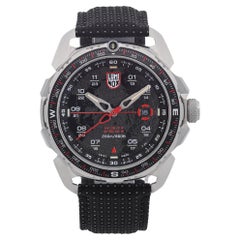 Used Luminox Ice-Sar Arctic 1200 Series Steel Black Dial Quartz Watch XL.1201