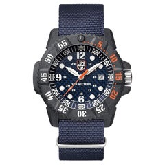 Luminox Master Carbon Seal 300m Blue Dial Quartz Mens Watch XS.3803.C