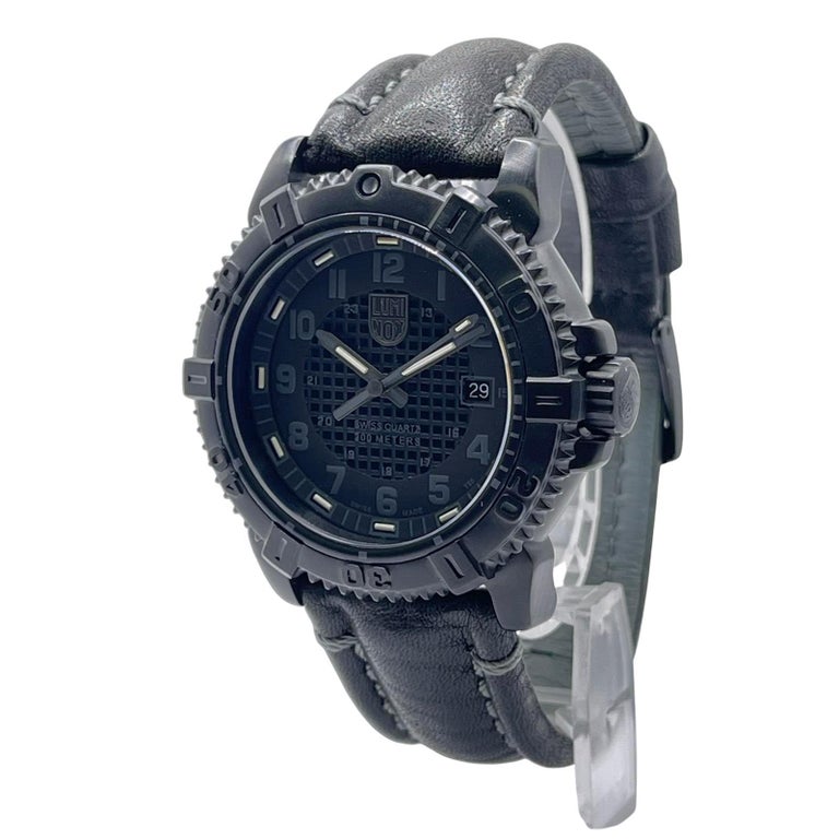 Luminox Modern Mariner PVD Steel Black Dial Quartz Mens Watch XS