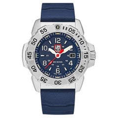 Used Luminox Navy Seal Stainless Steel Blue Dial Quartz Mens Watch XS.3253