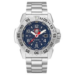 Used Luminox Navy Seal Stainless Steel Blue Dial Quartz Mens Watch XS.3254