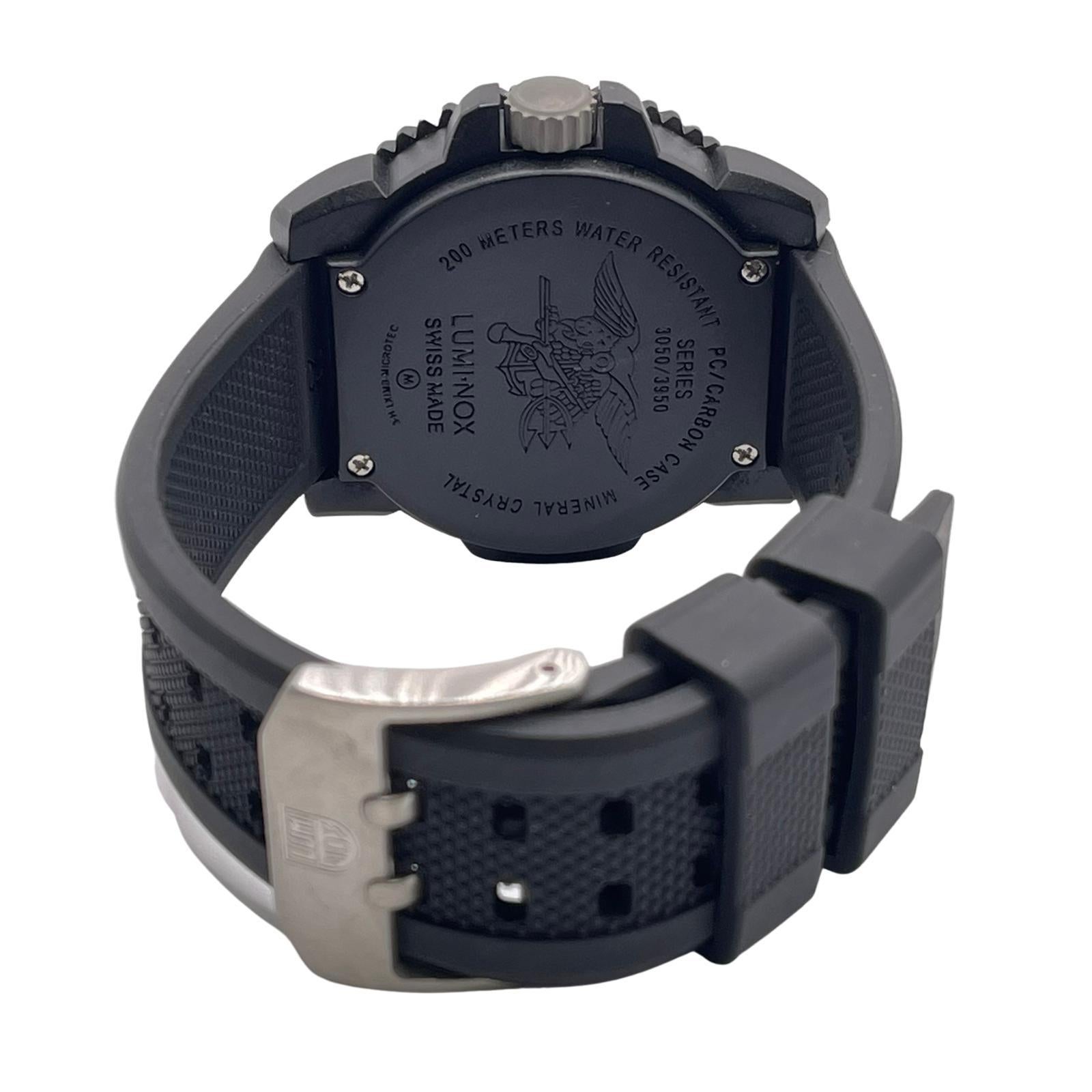 Luminox Navy Seal Colormark Carbon Black Dial Quartz Mens Watch XS.3067 ...