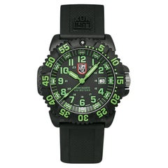 Used Luminox Navy Seal Colormark Carbon Black Dial Quartz Mens Watch XS.3067