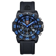 Used Luminox Navy Seal Colormark Chronograph Black Dial Quartz Mens Watch XS.3083