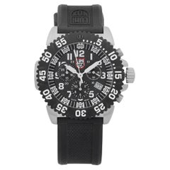 Luminox Navy Seal Colormark Stahl Chronograph schwarzes Zifferblatt Quarz Uhr XS.3181