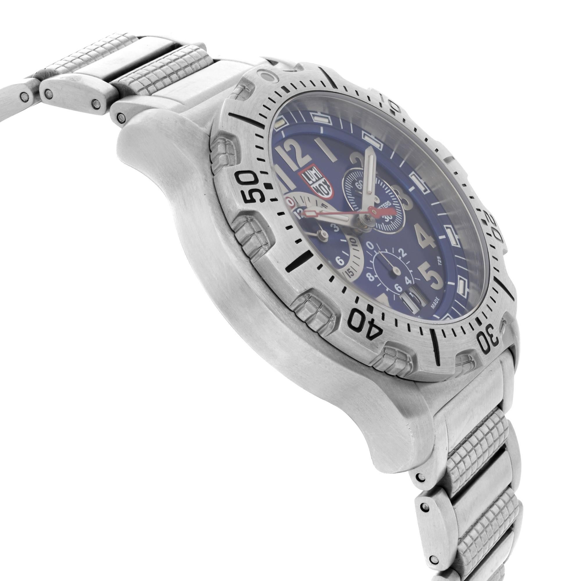 luminox stainless steel watch