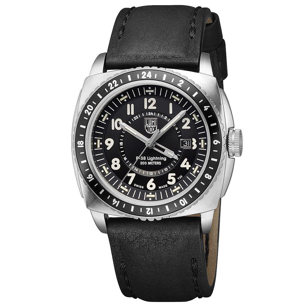 Display Model Luminox  P-38 Lightning Air GMT Quartz Men's Watch XA.9421. The timepiece has never been worn or used, comes with Original Box and Authenticity Card. Manual is not included. Covered by a 1-year Chronostore Warranty.

Brand: Luminox 