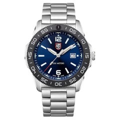 Used Luminox Pacific Diver 200M Stainless Steel Blue Dial Mens Quartz Watch XS.3123