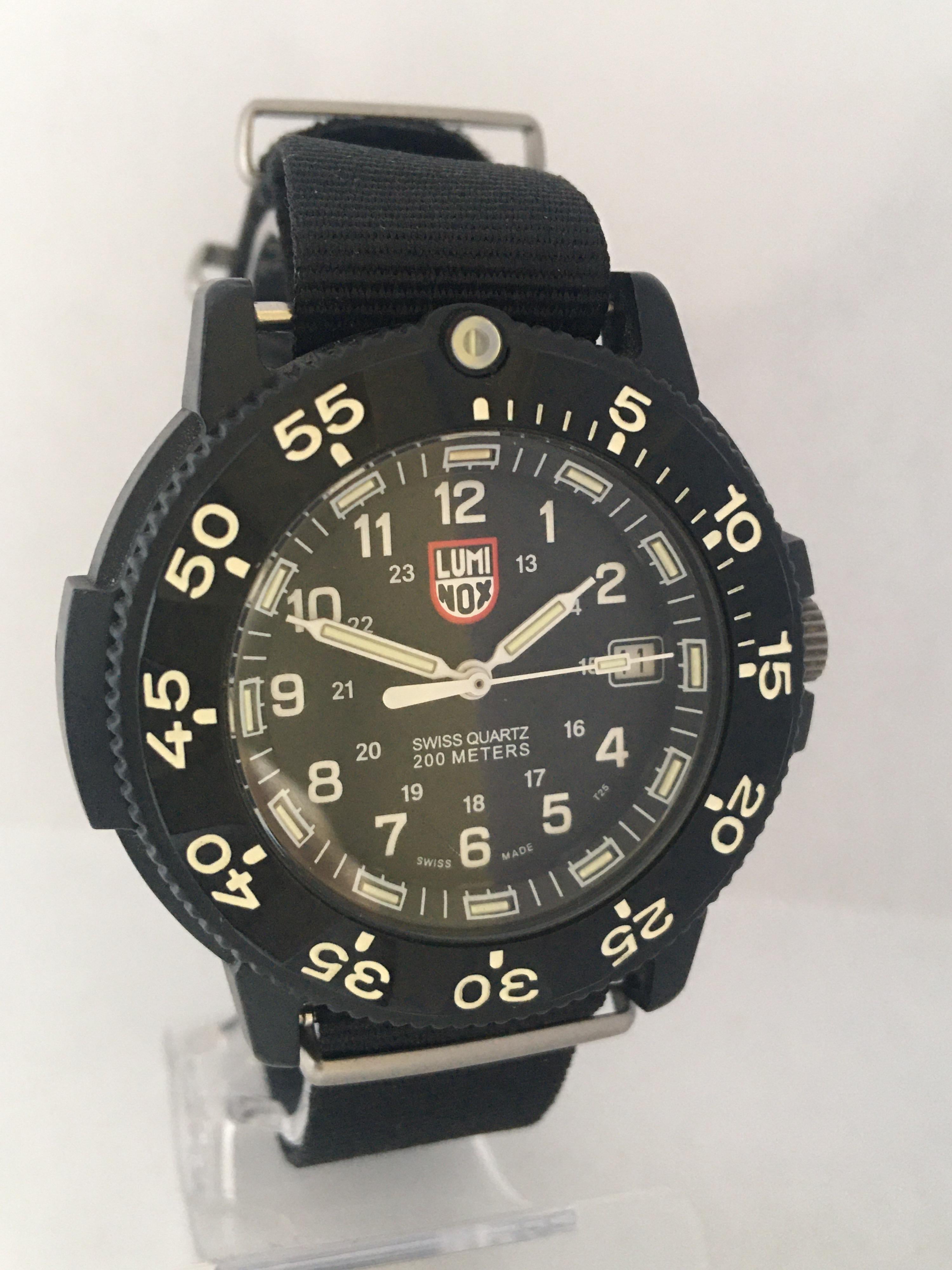 Luminox Series 3000/3900 Stainless Steel Back Quartz Wristwatch  For Sale 3