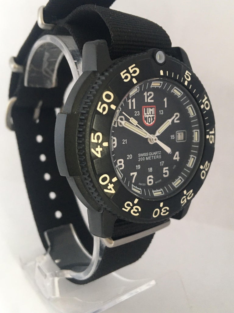 Luminox Series 3000/3900 Stainless Steel Back Quartz Wristwatch For ...