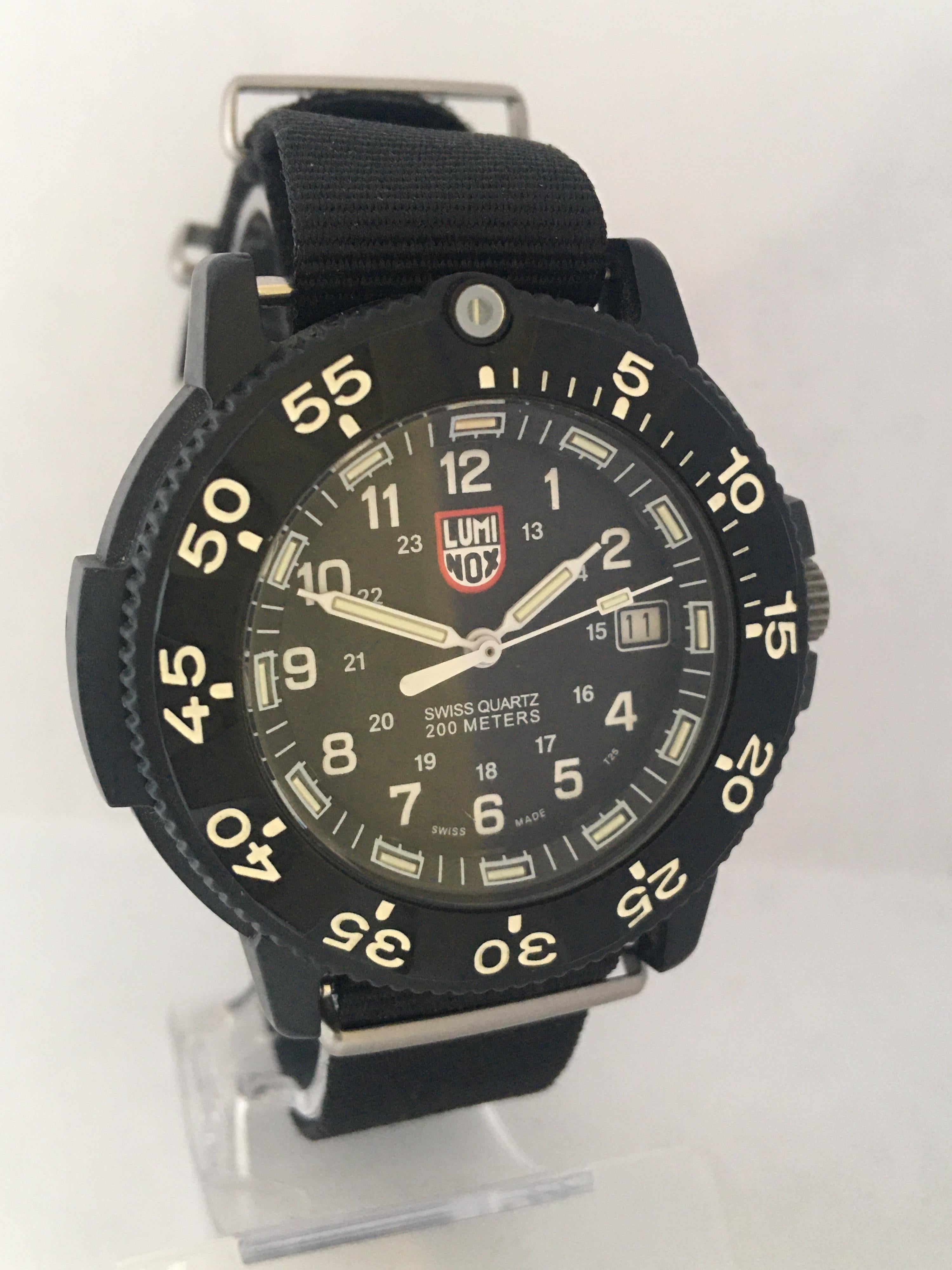 Luminox Series 3000/3900 Stainless Steel Back Quartz Wristwatch  For Sale 1