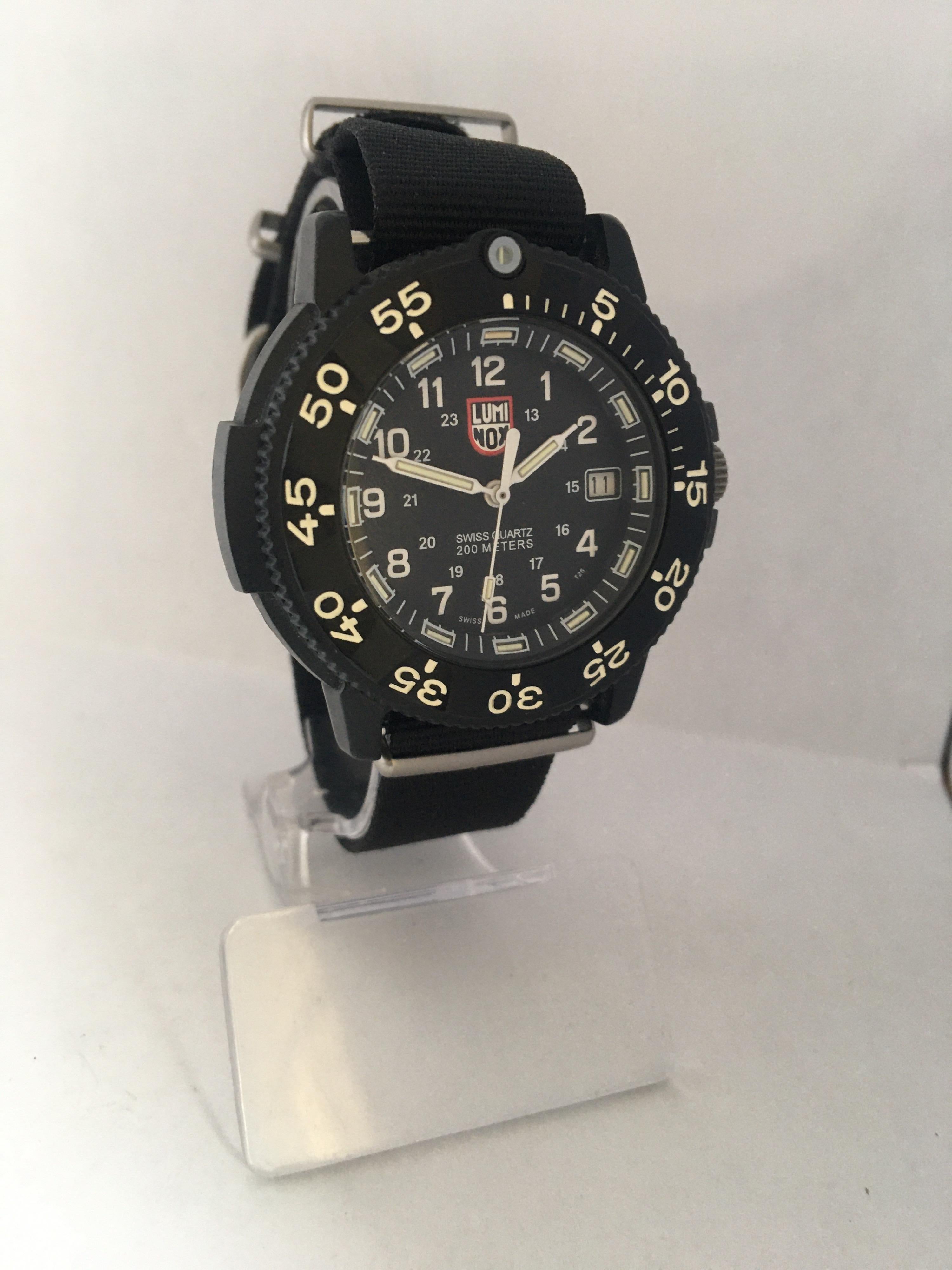 Luminox Series 3000/3900 Stainless Steel Back Quartz Wristwatch  For Sale 2