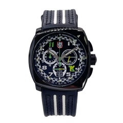 Luminox Tony Kanaan Herrenuhr aus Stahl mit schwarzem Zifferblatt XL.1142, limitierte Auflage