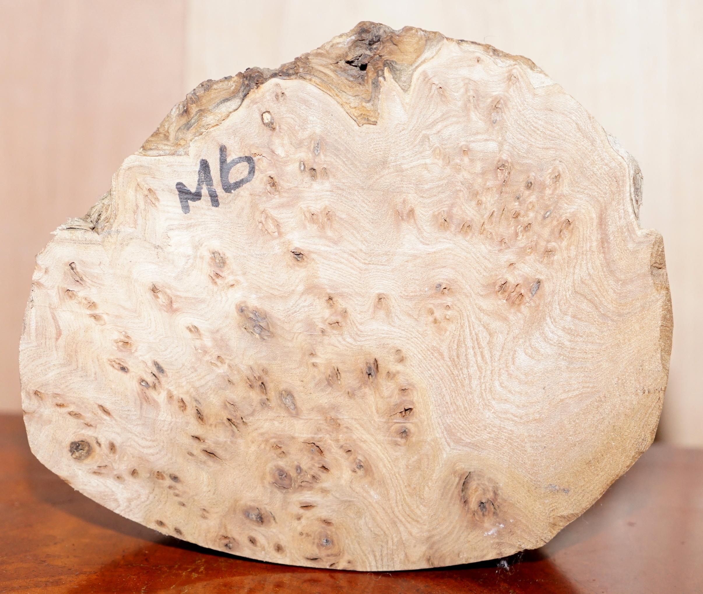Burl Lump of Recently Carved Burr Walnut Ideal for Making a Stand or Small Boards For Sale
