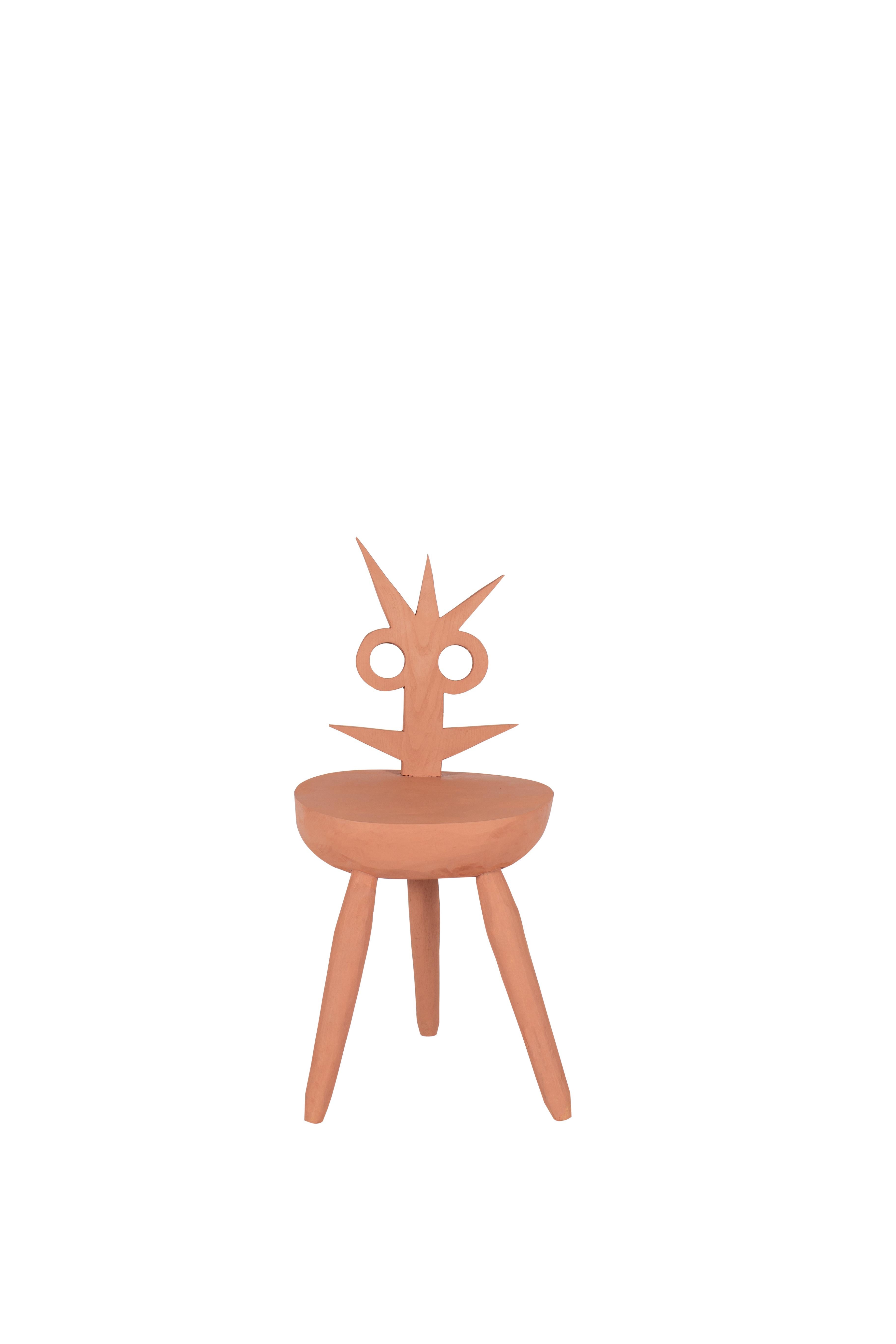 Lumpy Rose-Stuhl von Pulpo
Entworfen von Vasilica lsacescu & Nadja Zerunian.
Abmessungen: T 35 x B 30 x H 77 cm.
MATERIALIEN: Holz.

Auch in schwarz erhältlich. Bitte kontaktieren Sie uns. 

SCHRECKLICH. WOODY. CRAFT.
Gestatten Sie mir, Fester,