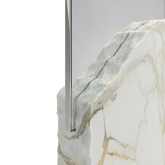 LUNÆ Calacatta Floor Mirror, Contemporary Design 180cm, Handcrafted