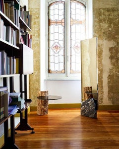 LUNÆ Portoro Floor Mirror, Contemporary Design 180cm, Handcrafted