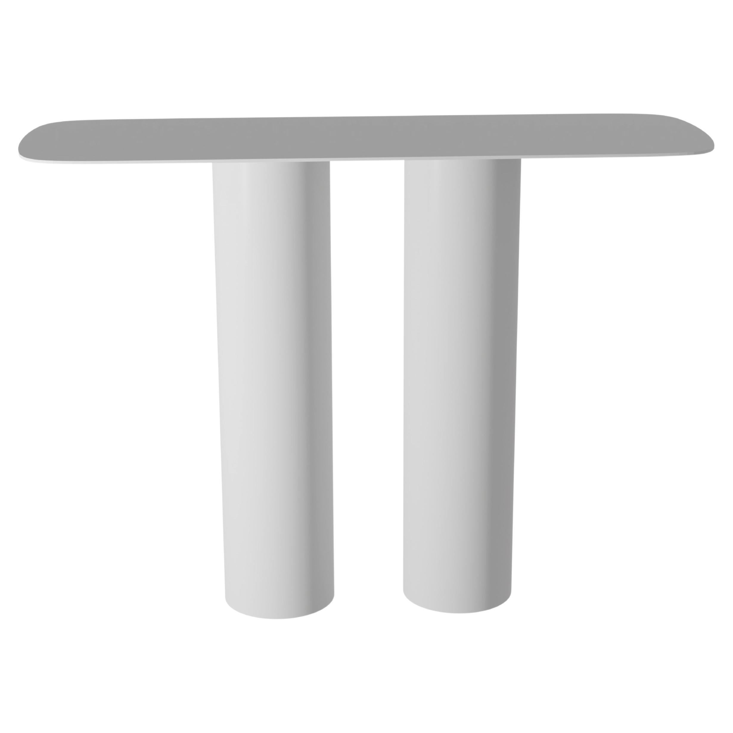 Luna 110 Metal Console Table by Laurence Du Tilly