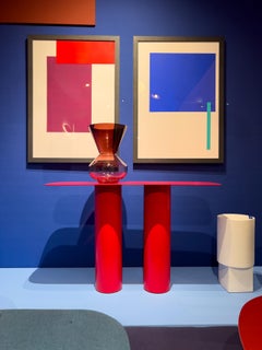 Luna 150 Metal Console Table by Laurence Du Tilly