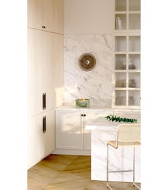 Luna A Disc Sconce in Satin Brass