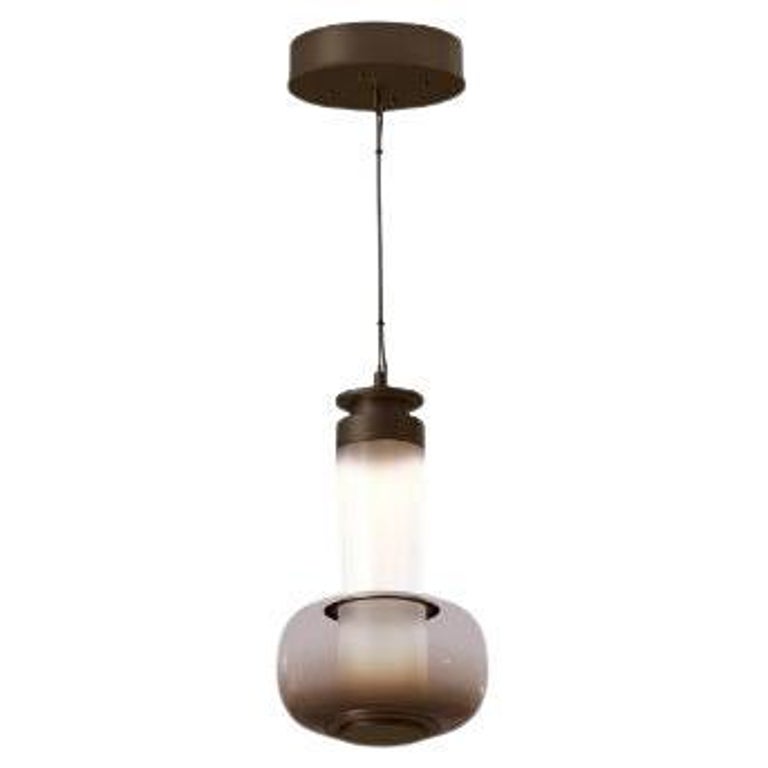 Luna A Small Pendant in Satin Bronze For Sale at 1stDibs