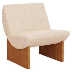 Chaise d'appoint LUNA - Minimalisme sculpté pour intérieurs contemporains