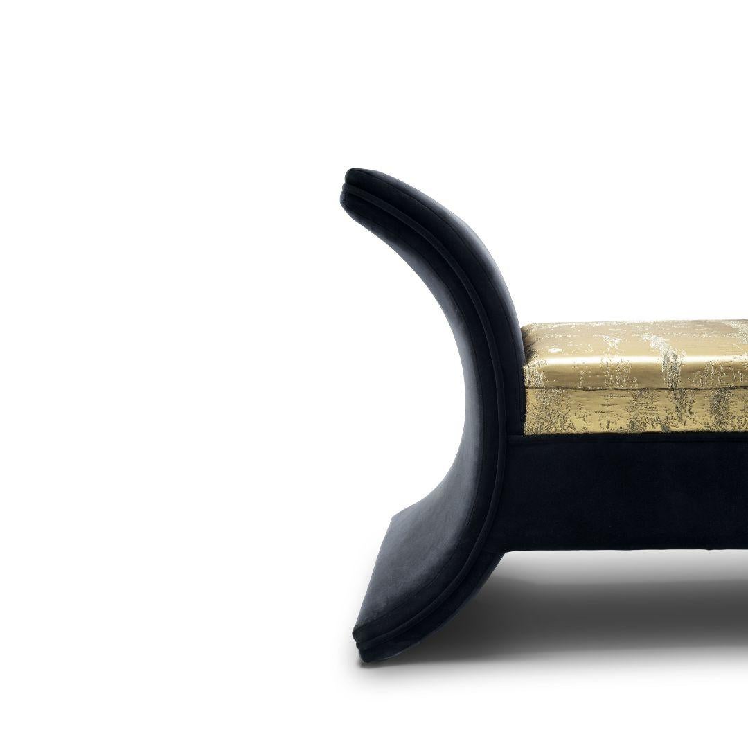 Hand-Crafted Luna Bench (In Stock) For Sale
