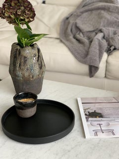 Luna Black Stained Oak Tray by Applicata