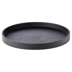 Luna Black Stained Oak Tray by Applicata