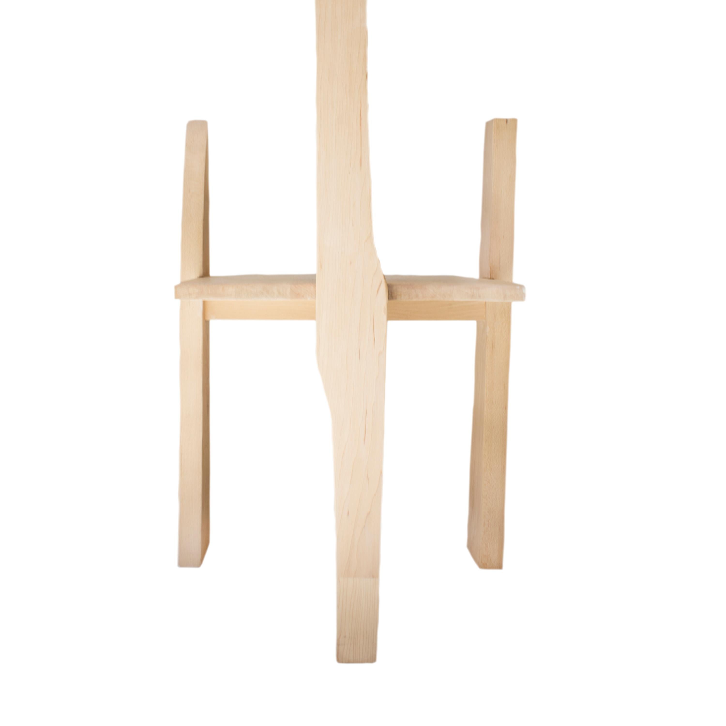Wood “Luna” Chair, by Casa Antillón, Spain, 2021 For Sale