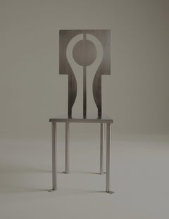 Luna Chair in Stainless Steel by Animate Objects