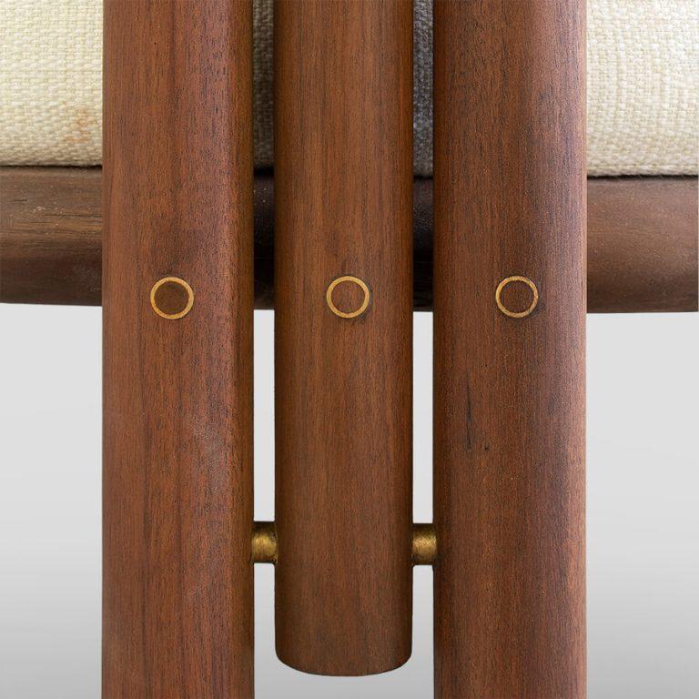 Falegnameria Sedia Luna in Wood Tzalam in vendita