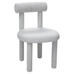 Luna Chair White Boucle Dovain Studio