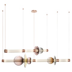 Luna Chandelier 2 Tier in Satin Copper