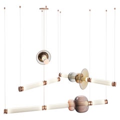 Luna Chandelier 3 Tier in Satin Copper