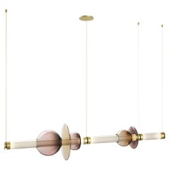 Luna Chandelier XL 1 Tier in Satin Brass