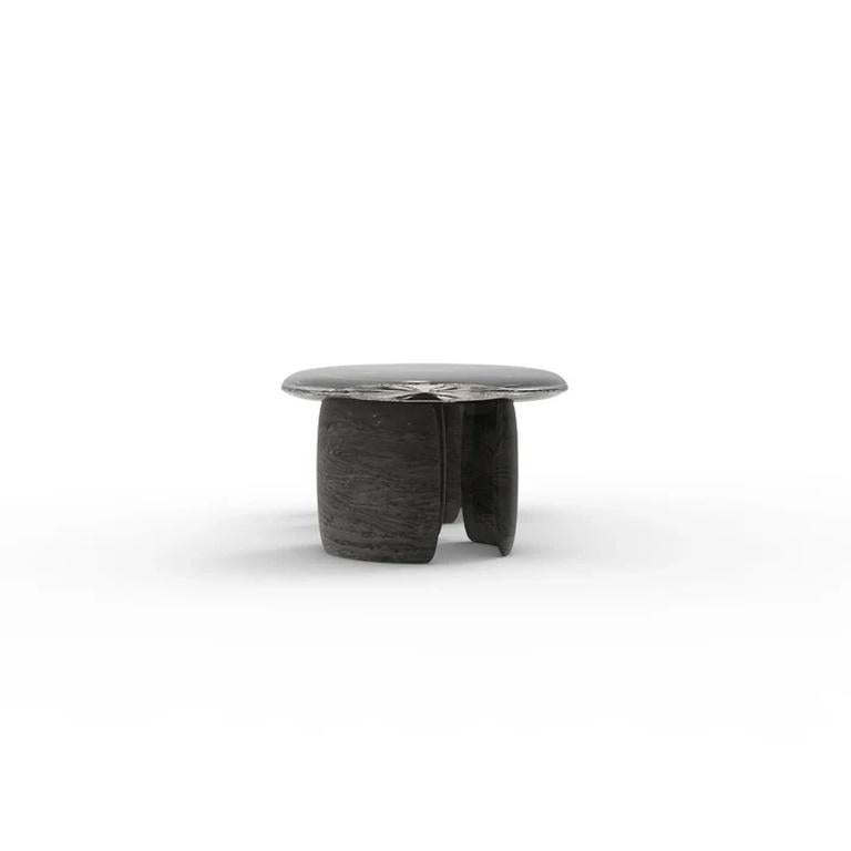 Luna Coffee Table – A Fusion of Sculptural Form & Modern Elegance In New Condition For Sale In Gurugram, IN