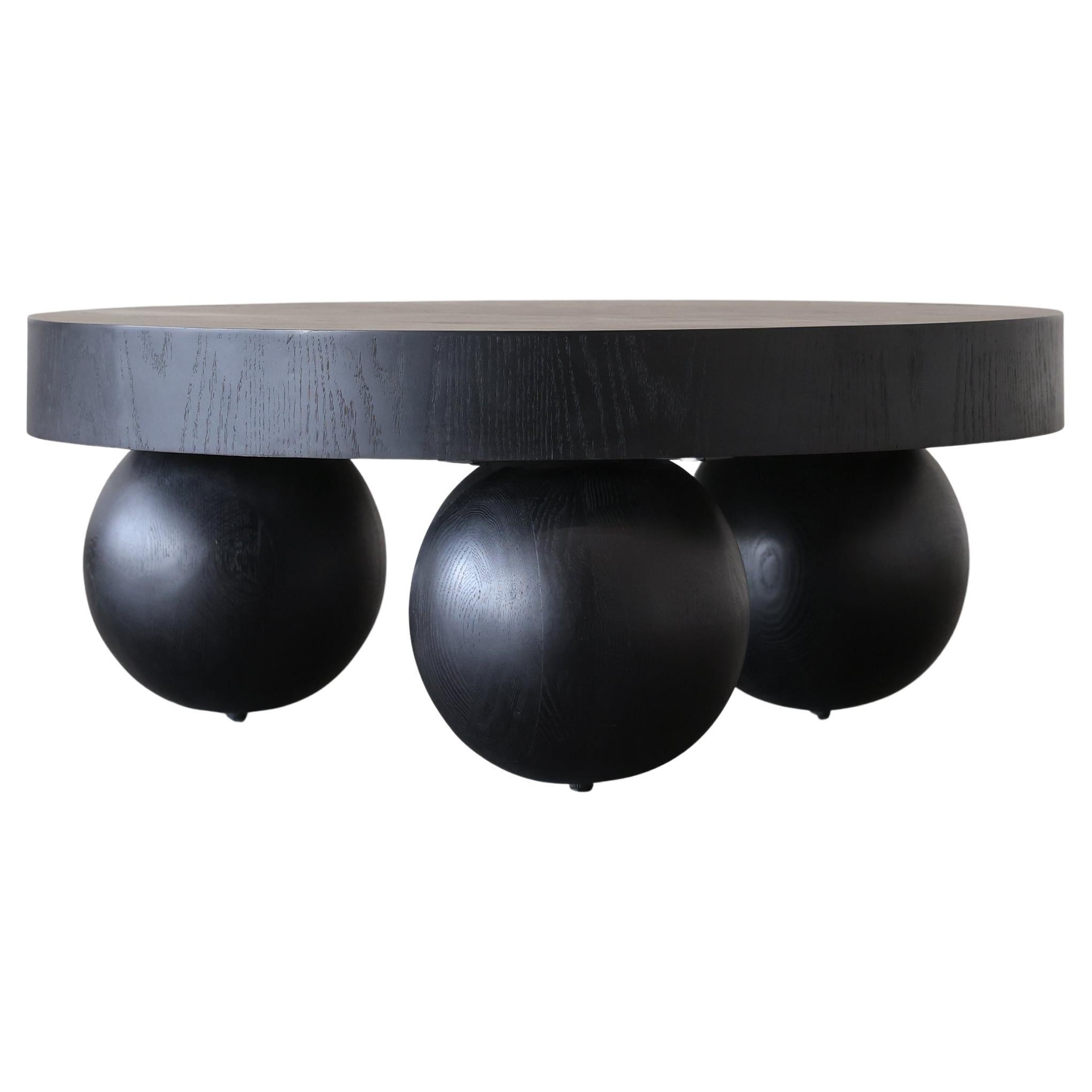 LUNA COFFEE TABLE - Ebony Black Oak SHO MODERN
