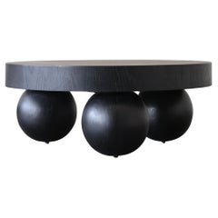 LUNA COFFEE TABLE - Ebony Black Oak SHO MODERN