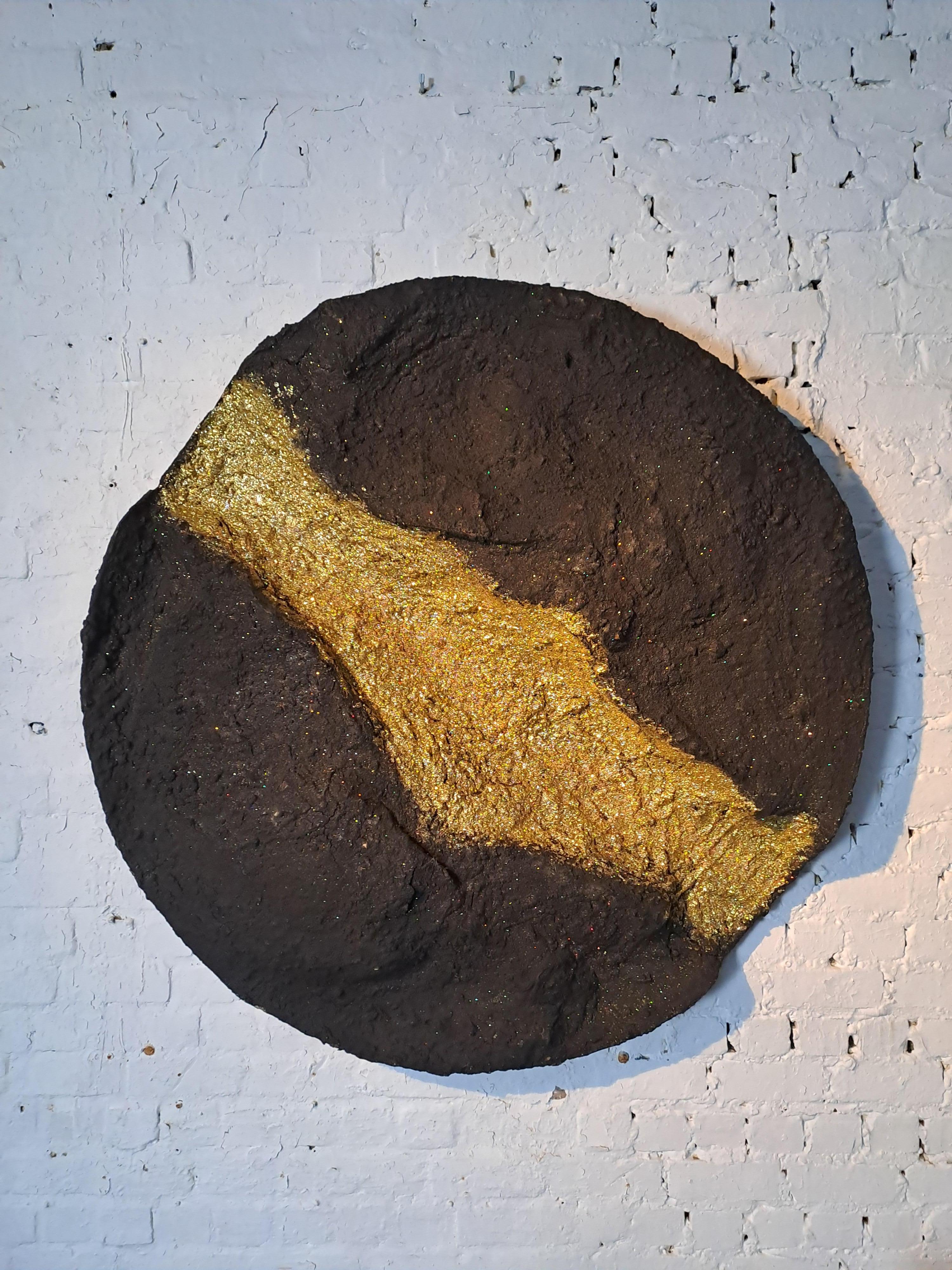 Moderno Opera d'arte 'Luna d'oro' di Ottavio Fabbri in vendita