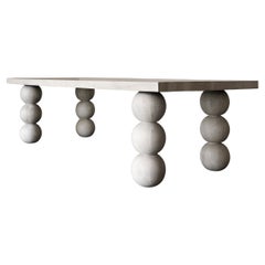 LUNA DINING TABLE - Bleached White Oak SHO MODERN