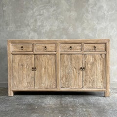 Luna Double Reclaimed Wood Cabinet with Drawers