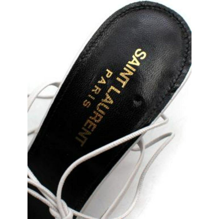 Luna faux-pearl leather sandals 3