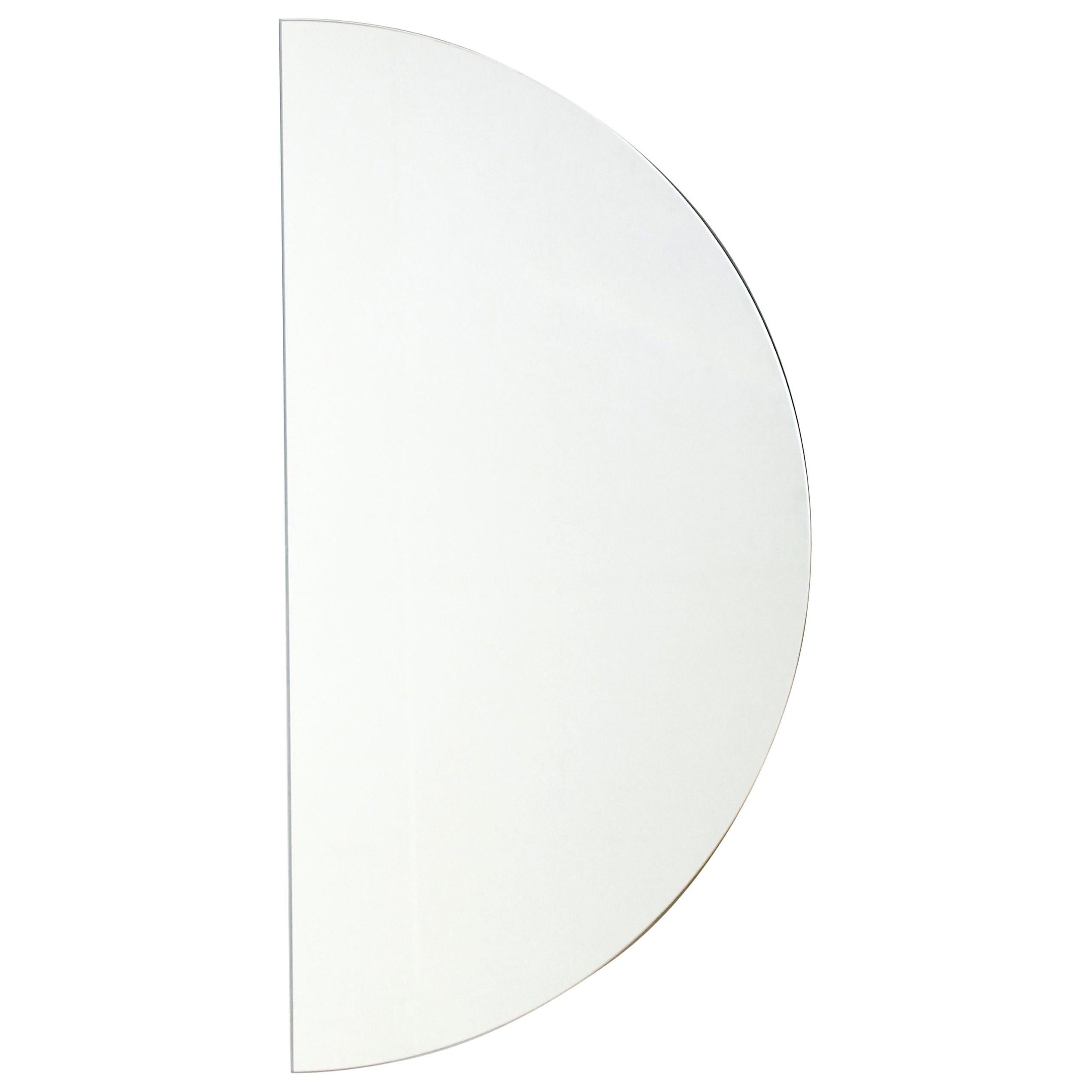 half moon mirror
